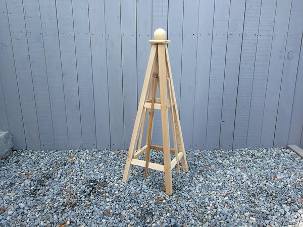4" Cedar Obelisk with Sphere Finial