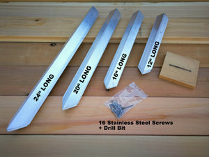 Set of 4 Professional Ground Stakes , Heavy Duty Ground Anchors | Free Shipping!